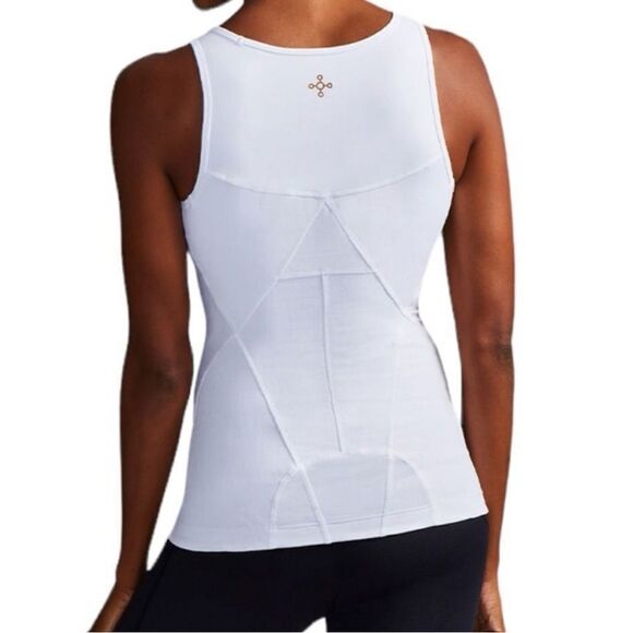 Tommie Copper White Lower Back Support Tank Top size large - Picture 1 of 9